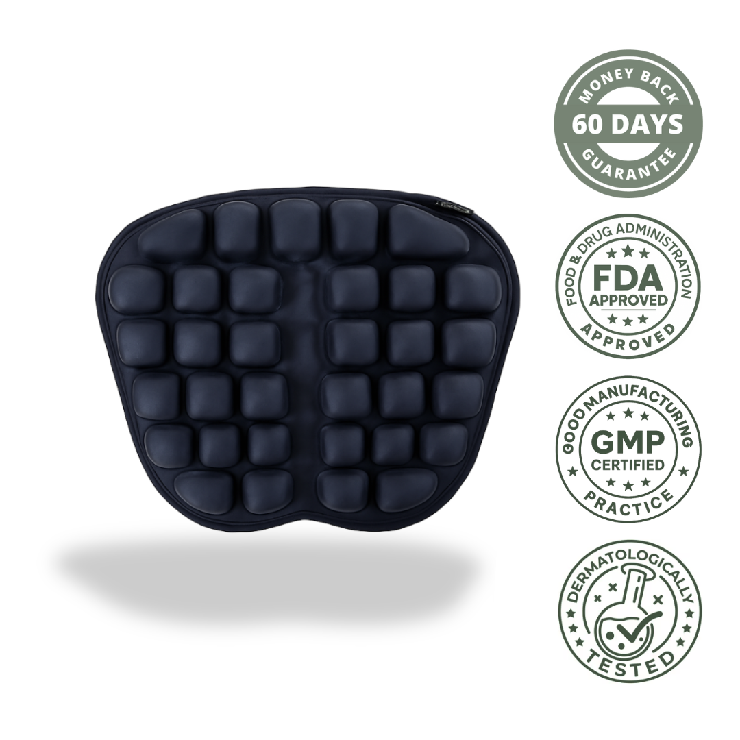 Air-Fillable Lumbar Backrest Support